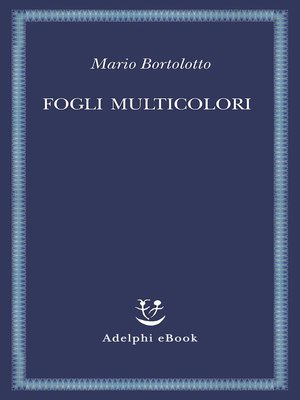 cover image of Fogli multicolori